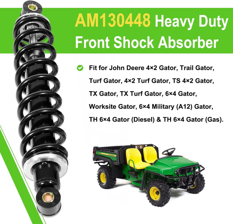 Front Suspension Heavy Duty Shock Absorber Kit for John Deere AM130448 Gator TX