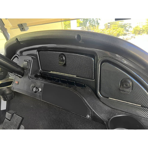 DURAFORCE Dash Locking Door Carbon Fiber Look for Club Car Precedent 2008.5-Up Golf Cart