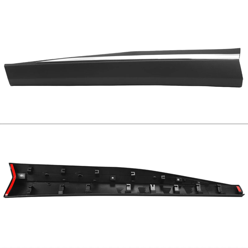 DURAFORCE For 2021-2023 2024 Nissan Rogue Front Lower Door Trim Molding Chrome Left Driver