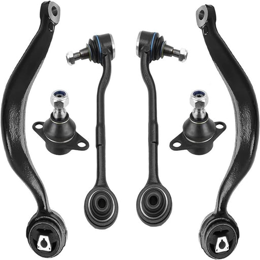 DURAFORCE 6Pcs Front Lower Control Arm Ball Joint Suspension Kit for BMW X3 X4 2011-2018