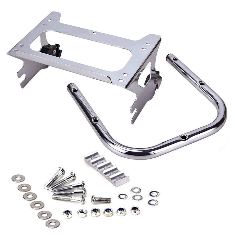 Two-Up Tour Pack Rack Mount Docking Kit for Harley Touring Road King Glide