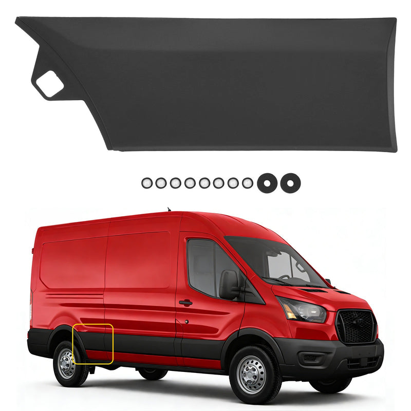 Door Molding Trim for Ford Transit 2015-2025 150 250 350 HD Rear Passenger Side