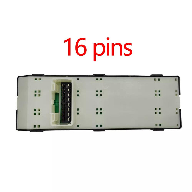 Left Driver Master Door Window Switch Black for Hyundai Elantra 2014-2016