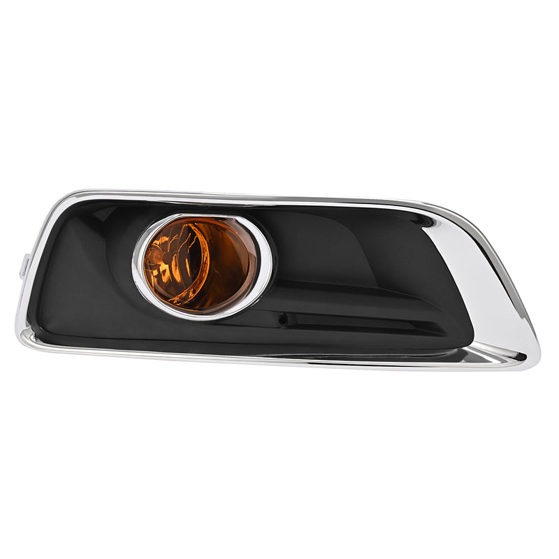 Front Bumper Fog Light Lamp Bezel Chrome Trim for Chevy Malibu 2013-2015 Set