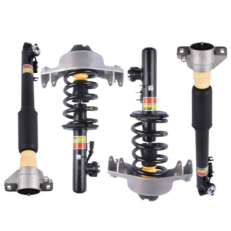 4x Front Rear Shock Struts Assys Electronic 8R0513025 for Audi Q5 SQ5 2009-2017