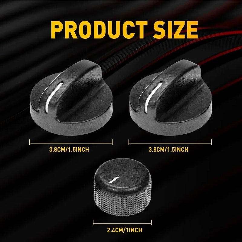 For 94-97 Dodge Pickup Truck Dash Ram 1500 2500 Heater A/C Climate Control Knobs
