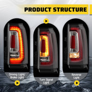 DURAFORCE LED Tail Light Brake Lamp for GMC 2015-2016 2020 Yukon/Yukon XL Right Passenger