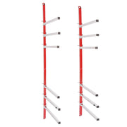 DURAFORCE Auto Body Bumper Storage Rack Stand Wall Mount Removable Arms for Painting