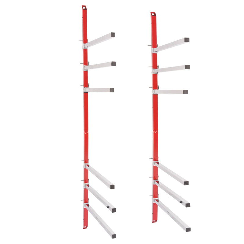 DURAFORCE Auto Body Bumper Storage Rack Stand Wall Mount Removable Arms for Painting
