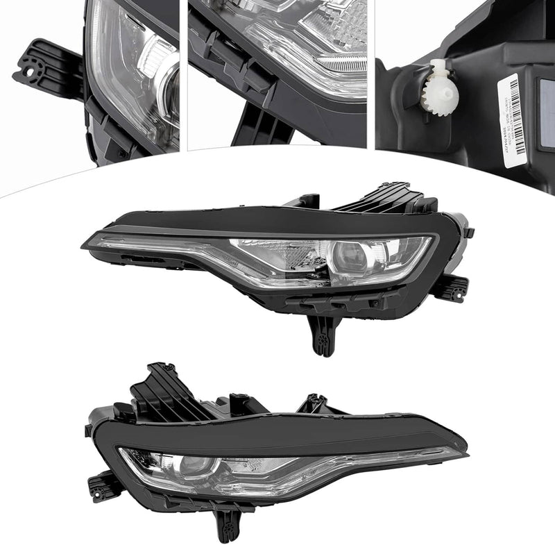 DRL Headlight Pair Left Right for Chevy Camaro LS RS SS 2019-2024 84756147