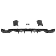 DURAFORCE Rear Shark Fin Diffuser Matte Black for Dodge Durango 2011-2025