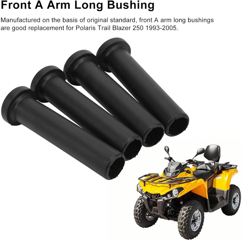 Front A-Arm Long Bushings for Polaris Trail Blazer 250 1993-2005 W/Spacers