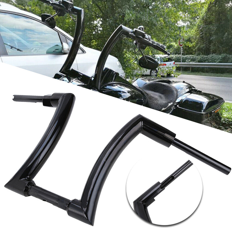 14 Inch Rise 2" Ape Hanger Handlebar for Harley Dyna Street Motorcycle