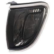 DURAFORCE Smoke Lens Chrome Trim Corner Lights Lamps for Toyota Tacoma 2001-2004 Pair