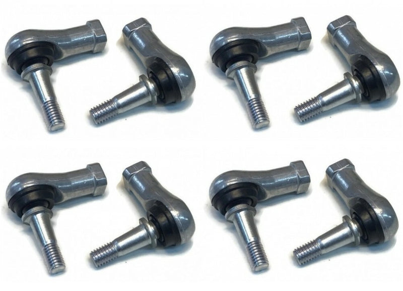 DURAFORCE Tie Rod Ends for EZGO TXT Golf Cart 2001 Up Driver Passenger Side 8 Piece