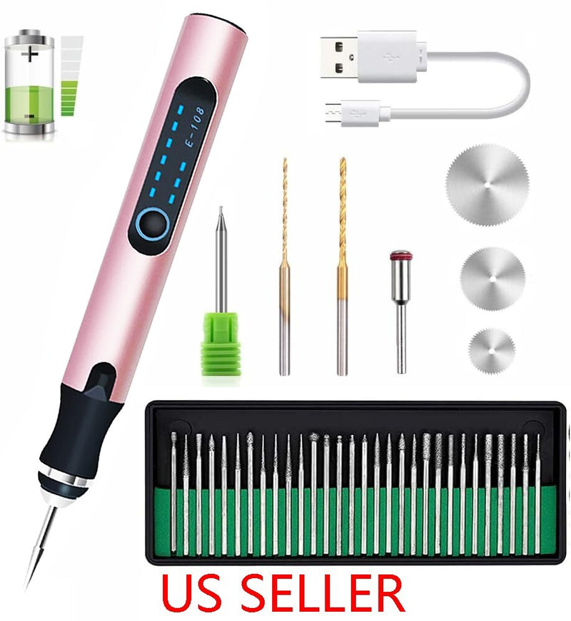Cordless Rotary Engraver Pen 33 Bits Electric Tool for Professional Engraving