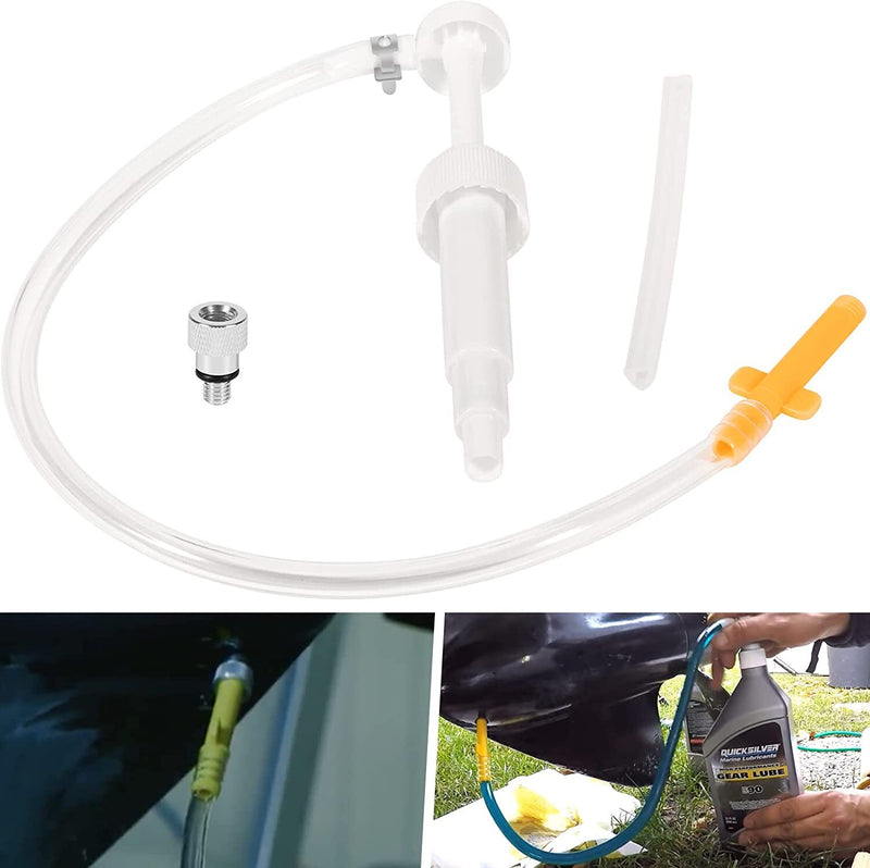 Lower Unit Gear Lube Pump for Standard Quart Bottles for Mercury and Marine