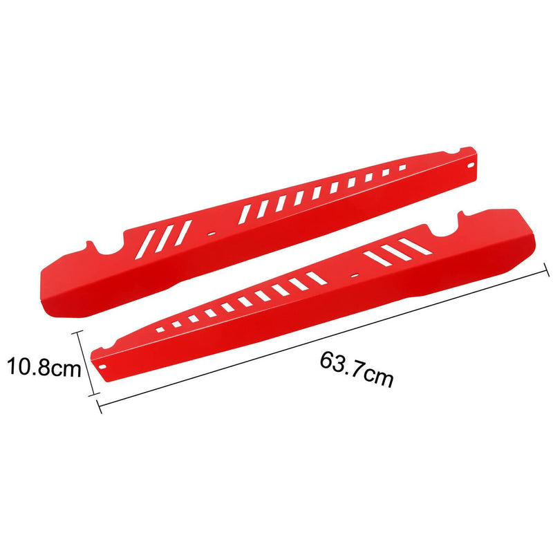 DURAFORCE Red Performance Fender Shrouds Panel for Subaru WRX WRX STI 2015-2020