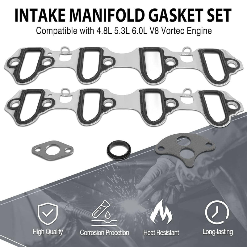 Fel-Pro Intake Manifold Gasket Set for Chevrolet LS 5.3L 4.8L 6.0L 6.2L
