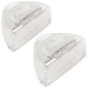 DURAFORCE 31 LED Turn Signal Lights Amber Clear Lens RH LH for Peterbilt 379 359 Pair