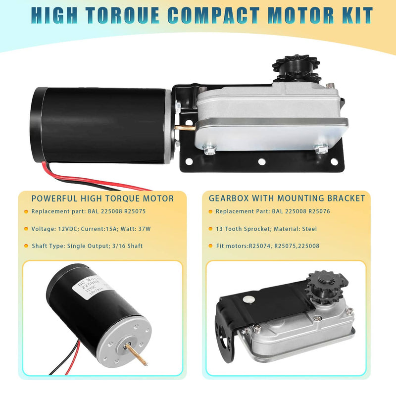 R25076-1 RV Slide Out Gear Box and High Output Motor for R25076-1 R25075