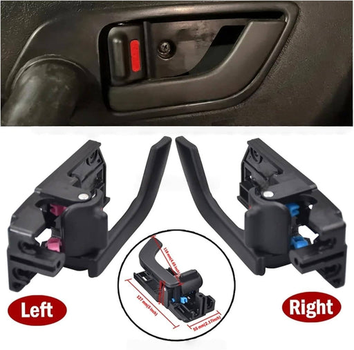 DURAFORCE Pair Inside Door Handle Driver Passenger Side for Hyundai Tiburon 2003-2008 PU