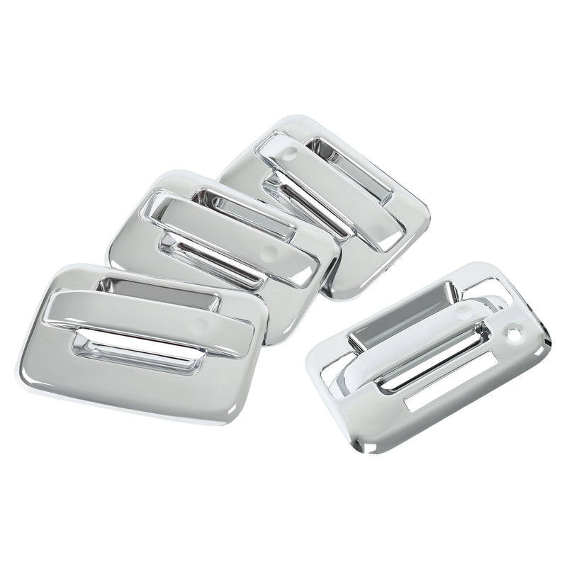 Door Handle Cover for Ford F-150 F150 4DR Crew Cab 2004-2014 Chrome ABS Keypad