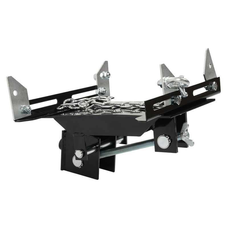Transmission Floor Jack Adapter 1100lbs Capacity for Repair Tool Black Silvery