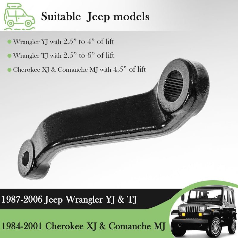 6605 Drop Pitman Arm for Jeep Wrangler YJ TJ XJ MJ 2.5-6 Lift