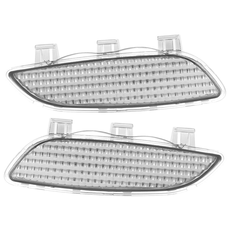 DURAFORCE Bumper Side Marker Lights Reflector for BMW M3 E90 E92 E93 2008-2013 2Pcs