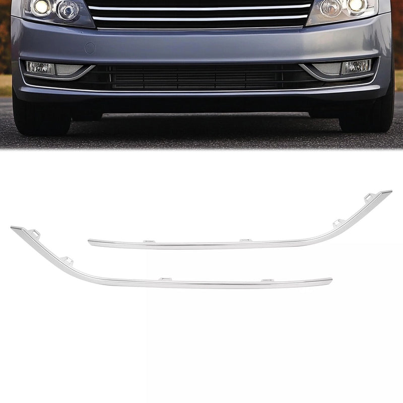 Fog Light Trim Moldings Driver Passenger Side for Volkswagen Passat 2012-2015