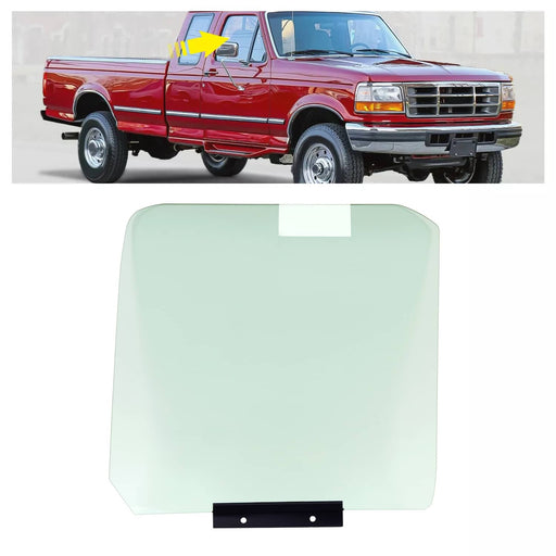 DURAFORCE Door Window Glass Front Passenger Side for Ford F-150 F-250 F-350 Bronco 87-97