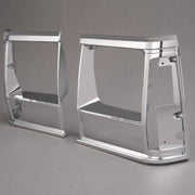 DURAFORCE Headlight Bezel Trim for Jeep Cherokee 91-96 Comanche 91-92 Chrome 2PCS