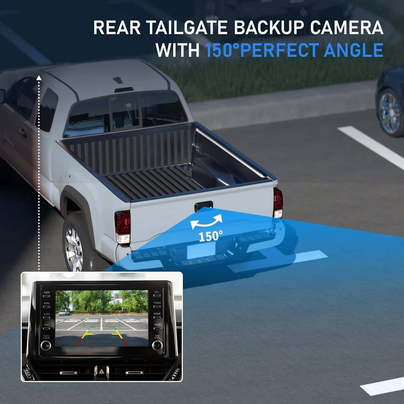 Backup Camera Rear Latch Tailgate Handle for Dodge Ram 1500 2500 3500 09-17