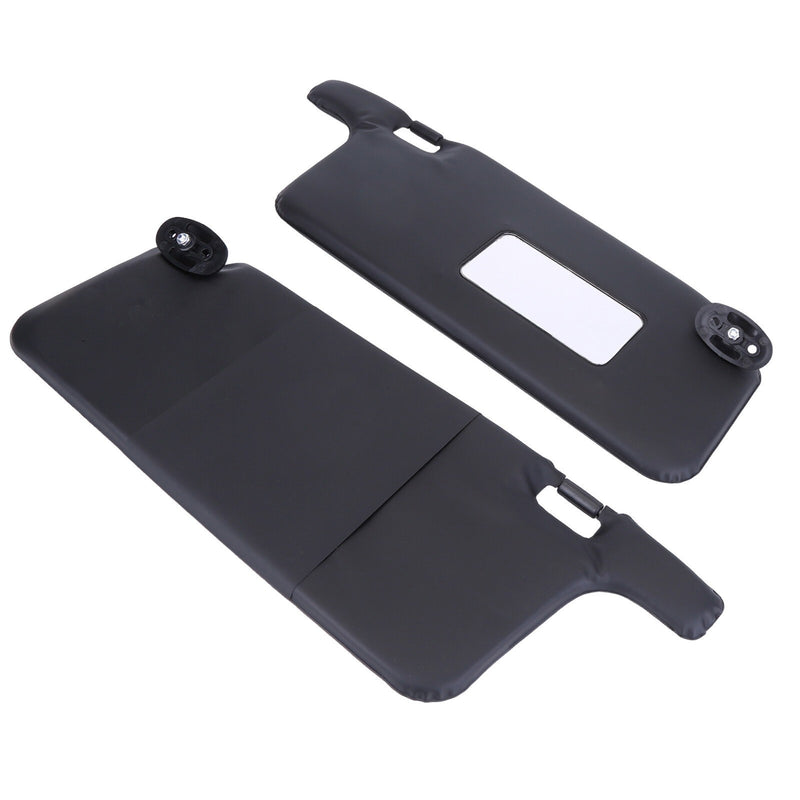 Sun Visors Left Driver & Right Passenger for Honda Civic 1996-2001 Black