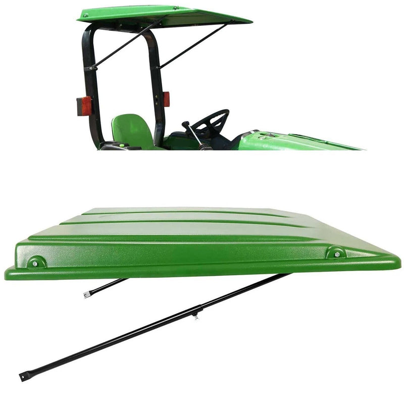 Green Tractor Sun Shade Canopy for John Deere Compact Utility ROPS Tractor