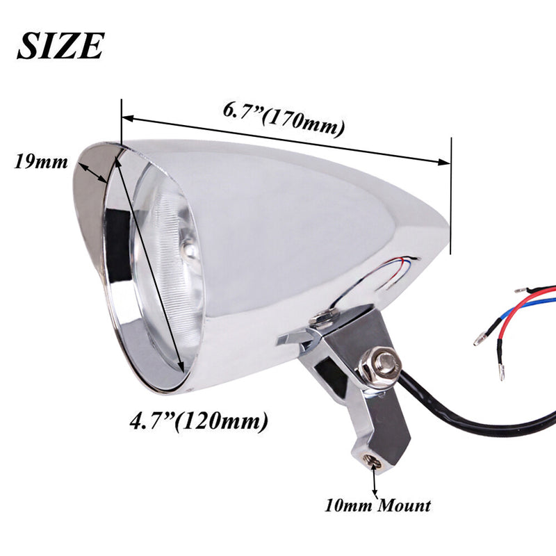 Bullet Headlight for Harley Dyna Sportster XL Softail Bobber Chopper
