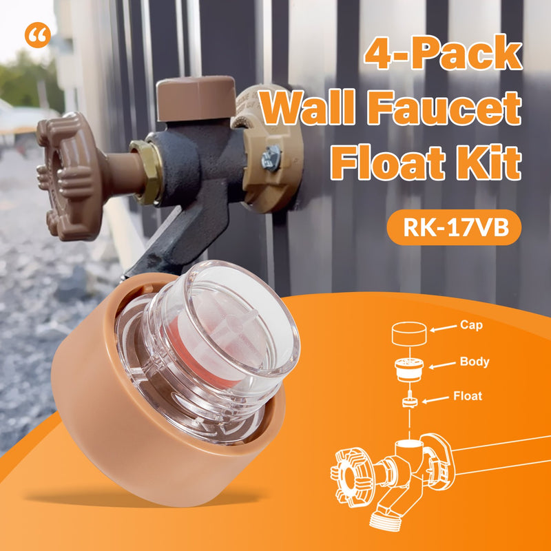 RK-17VB Vacuum Breaker Float Kit for Woodford Model 17 4-Pack