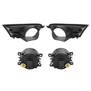 DURAFORCE Front Bumper Fog Lights Driving Lamps And Bezels for Ford Mustang 2010-2012 Left