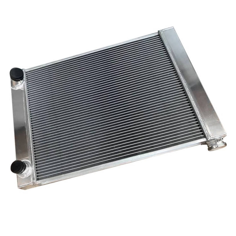 28x19x3 All Aluminum Racing Radiator 2-Row Double Pass for Chevy GM