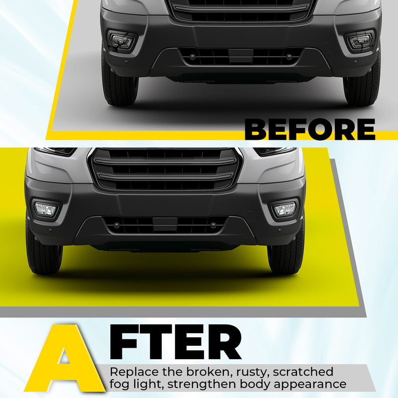 Fog Lights Bezels Covers Bulbs Wiring for Ford Transit 2020-2025 Left Right