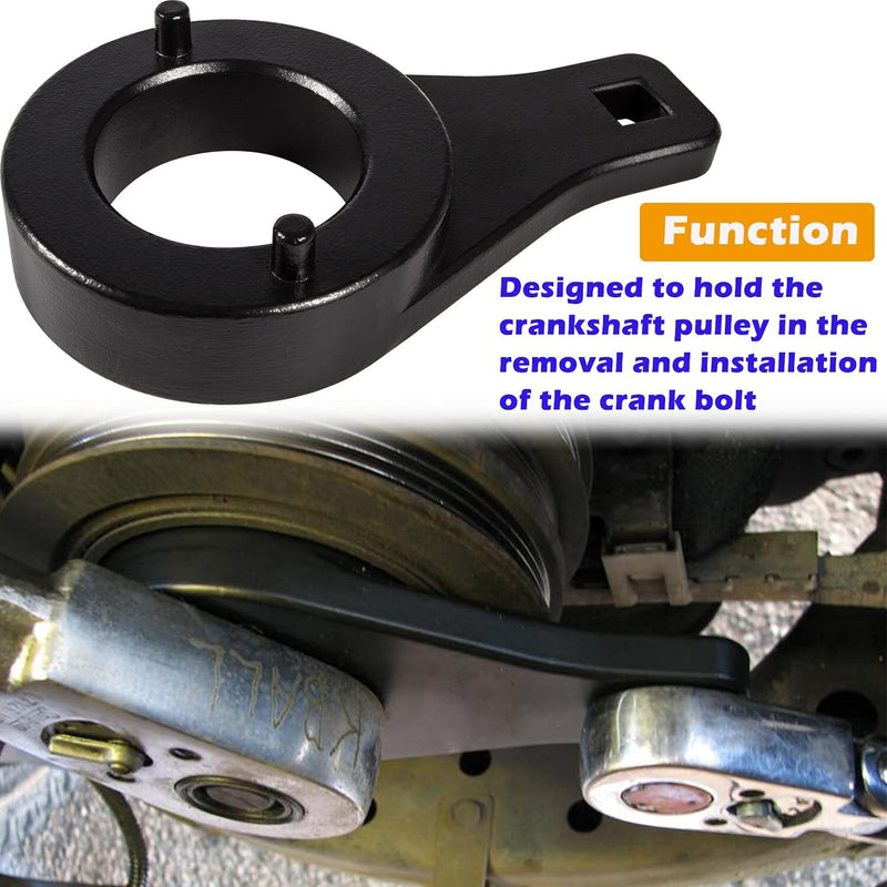 Harmonic Damper Pulley Holding Tool for Toyota Tacoma 4Runner T100 Tundra Pickup