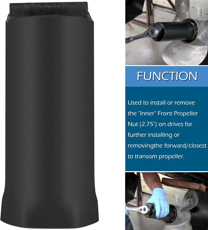 91-805457T1 Propeller Nut Socket Wrench Tool for Mercruiser Bravo 3 Drives