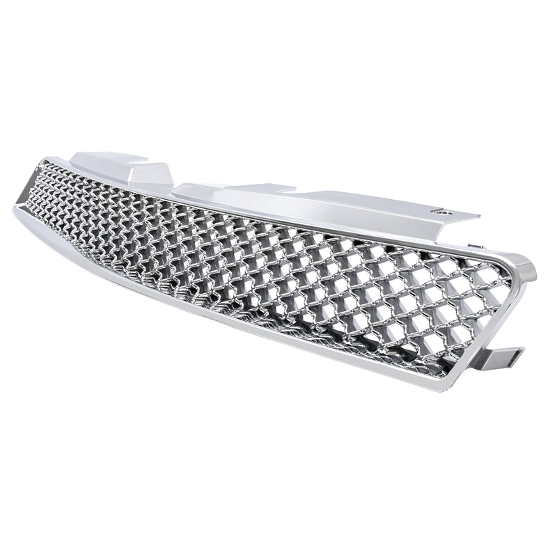 Chrome Mesh Front Hood Upper Bumper Grille for Chevy Impala Limited 2006-16