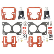 DURAFORCE 439076 Carburetor Rebuild Kit for Johnson Evinrude 155 175 185 200 235 HP 2 Pcs