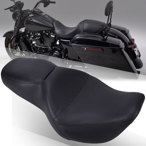 DURAFORCE Seat Driver Passenger for Harley 97-07 Road King Classic EFI FLHR