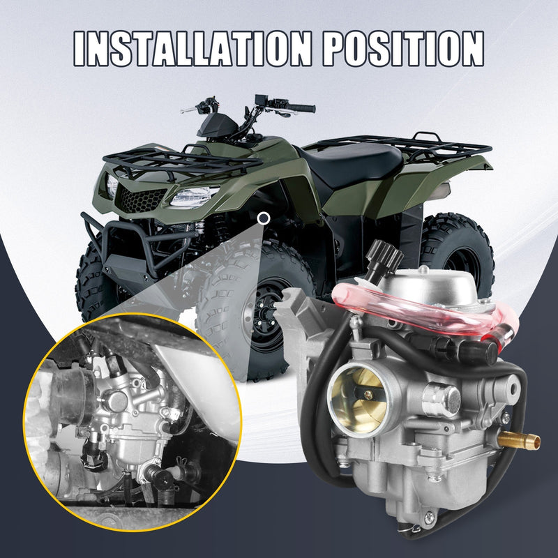 Carburetor for Suzuki Eiger 400 LTF400 2002-2007 with Manual Choke Assembly