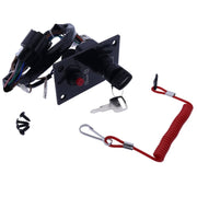 DURAFORCE 37100-96J24 Ignition Key Switch Panel for Suzuki Outboard Single Engine