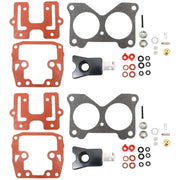 DURAFORCE 439076 398526 Carburetor Repair Kit for OMC BRP Johnson Evinrude 2Pcs