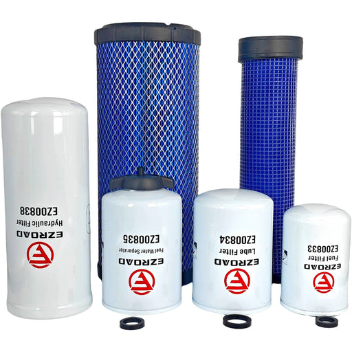 DURAFORCE Maintenance Filter Kit for Case 1845C 1840 4B3.9 Radial Seal Air Filter